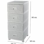 Meuble de rangement 4 niveaux